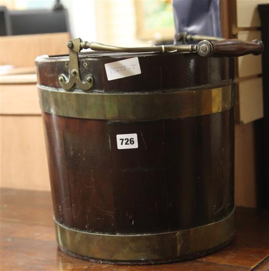 A George III bucket W.36cm